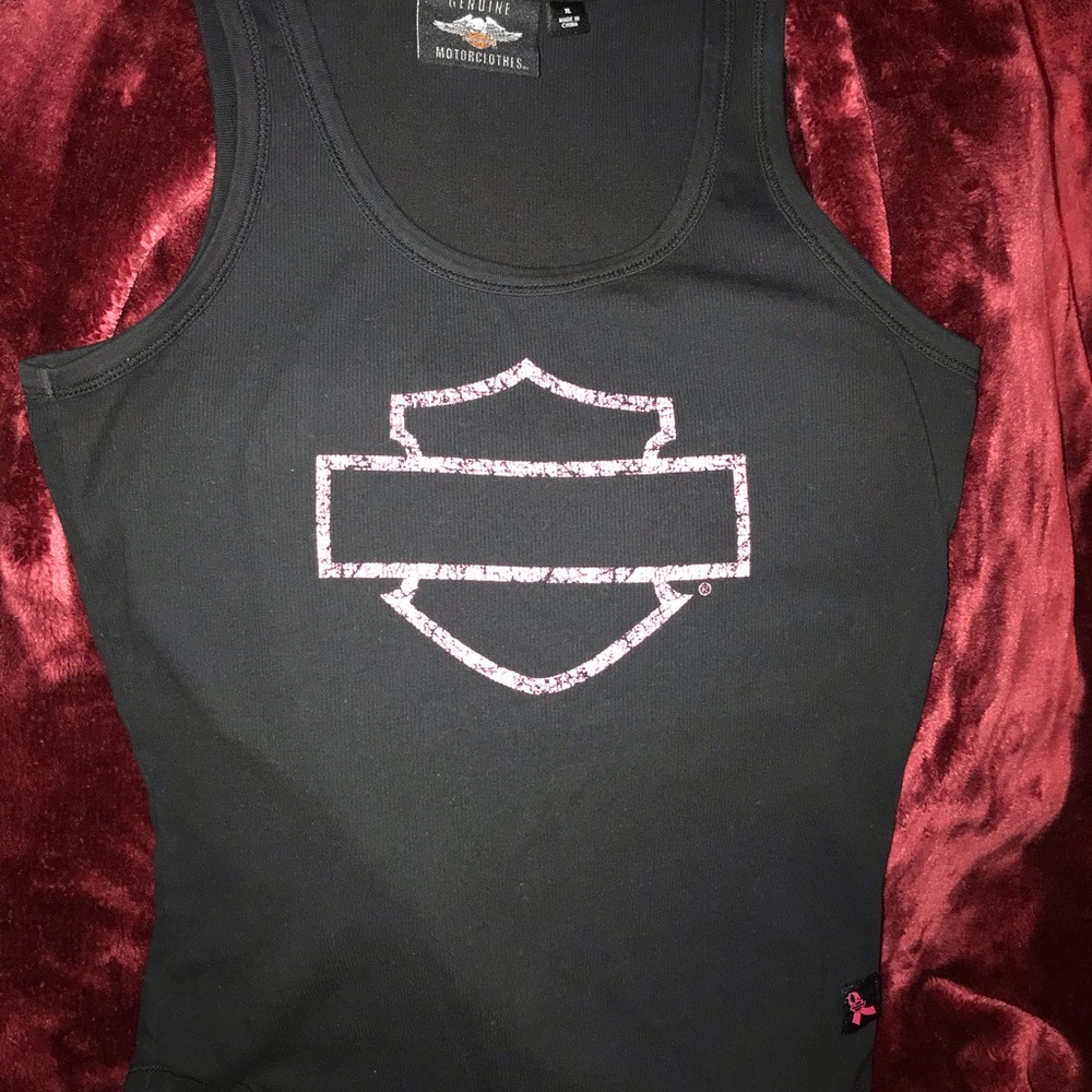 Ladies Harley-Davidson Breast Cancer Tank Top